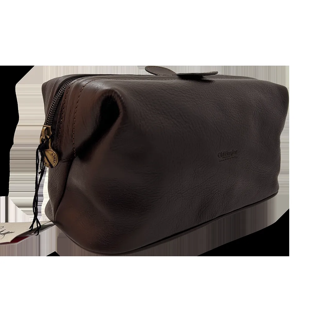 Italian Leather Toiletry Bag - זווית נוספת 1