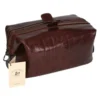 Italian Leather Toiletry Bag - תמונה נוספת 2