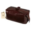 Italian Leather Toiletry Bag - תמונה נוספת 3