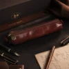 נרתיק לעטים מעור איטלקי - תמונה נוספת 1
